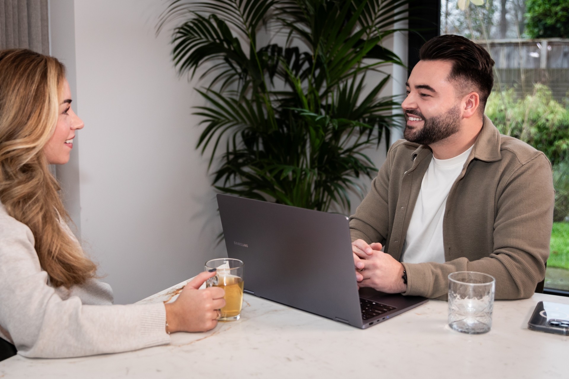 Beeld van sollicitatiegesprek